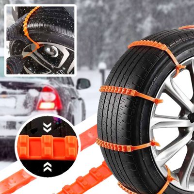 Set 10 benzi antiderapante pentru anvelope auto | NIFTCHAINS