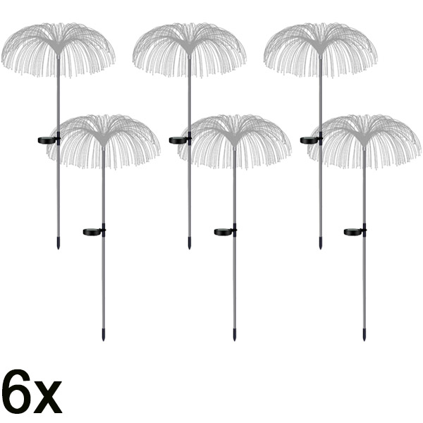 6x Lămpi solare tropicale pentru grădină | LUMIPALM