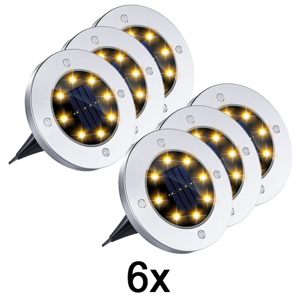 2x Lămpi solare pentru sol pentru exterior (3 buc.) | LUMIGARD